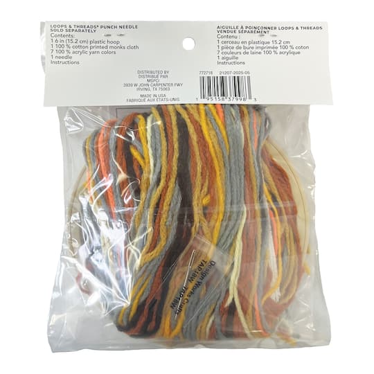 6" Forest Punch Needle Kit by Loops & Threads®